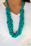 Paparazzi Accessories - Tahiti Tropic - Blue Necklace