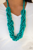 Paparazzi Accessories - Tahiti Tropic - Blue Necklace