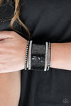 Paparazzi Accessories - MERMAIDS Have More Fun - Black Wrap Bracelet