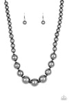 Paparazzi Accessories - Living Up To Reputation - Black Necklace