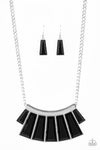 Paparazzi Accessories - Glamour Goddess - Black Necklace