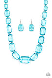 Paparazzi Accessories - ICE Versa - Blue Necklace