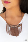 Paparazzi Accessories - Empress Excursion - Copper Necklace