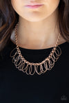 Paparazzi Accessories - Fringe Finale - Rose  Necklace