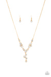 Paparazzi Accessories - Five-Star Starlet - Gold Necklace