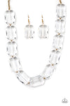 Paparazzi Accessories  - The ICE President - Gold Necklace