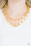 Paparazzi Accessories - Ice Bank - Gold Necklace