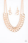 Paparazzi Accessories  - Street Meet and Greet - Gold Necklace
