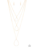 Paparazzi Accessories - Make The World Sparkle - Gold Necklace
