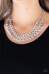 Paparazzi Accessories - Street Meet and Greet - Silver Necklace