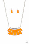 Paparazzi Accessories - Glamour Goddess - Orange Necklace