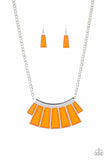 Paparazzi Accessories - Glamour Goddess - Orange Necklace