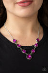 Paparazzi Accessories  - Socialite Social - Pink Necklace