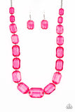 Paparazzi Accessories - ICE Versa - Pink Necklace