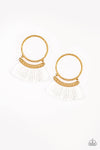 Paparazzi Accessories - This Is Sparta! - Gold Earring