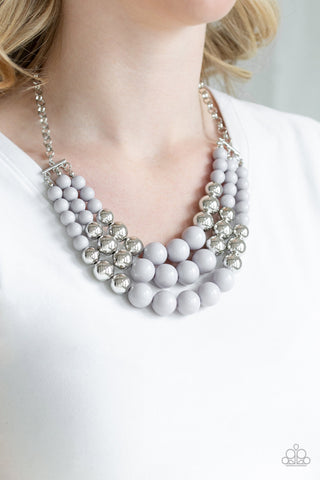 Paparazzi Accessories - Dream Pop - Silver Necklace