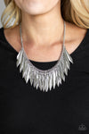 The Thrill-Seeker - Silver Necklace - Paparazzi Accessories