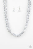 Paparazzi Accessories  - Woman Of The Century - Silver Necklace (Pearl)