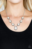 Paparazzi Accessories  - Socialite Social - White Necklace