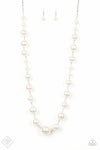 The Show Must Go On! White Necklace