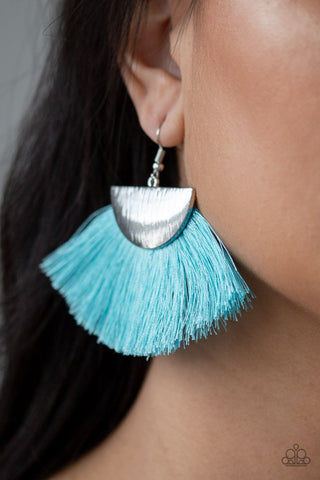 Paparazzi Accessories - Fox Trap - Blue  Earring