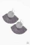 Paparazzi Accessories - Foxtrot Fringe - Silver Earring