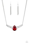 Way To Make An Entrance - Red Necklace