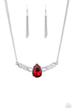 Way To Make An Entrance - Red Necklace