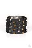 Paparazzi Accessories - Go-Getter Glamorous - Black Bracelet