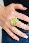 Paparazzi Accessories - Bloomin Bloomer - Yellow Ring