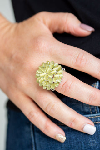 Paparazzi Accessories - Bloomin Bloomer - Yellow Ring
