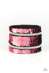 Paparazzi Accessories - MERMAID Service - Pink Bracelet