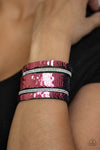 Paparazzi Accessories - MERMAID Service - Pink Bracelet