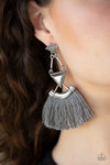 Paparazzi Accessories  - Puma Prowl - Silver Earring