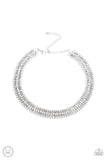 Paparazzi Accessories - Full REIGN - White Necklace/Choker