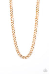 Paparazzi Accessories - Alpha - Gold Necklace