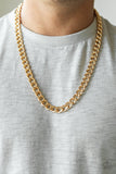 Paparazzi Accessories - Alpha - Gold Necklace