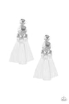 Paparazzi Accessories - Taj Mahal Tourist - White Earring