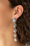 Paparazzi Accessories - Drippin In Starlight - Silver Bling Earring