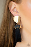 Paparazzi Accessories - Insta Inca - Gold Post Earring