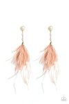 Paparazzi Accessories  - Vegas Vixen - Gold Earring