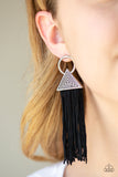 Paparazzi Accessories - Oh My GIZA - Black Earring