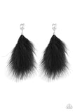 Paparazzi Accessories  - The SHOWGIRL Must Go On! - Black Earring