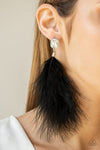 Paparazzi Accessories  - The SHOWGIRL Must Go On! - Black Earring