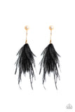 Paparazzi Accessories - Vegas Vixen - Black Earring