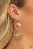 Triple Trifecta - Gold Earring