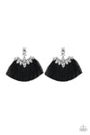 Paparazzi Accessories - Formal Flair - Black Post Earring