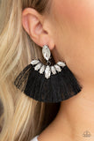 Paparazzi Accessories - Formal Flair - Black Post Earring
