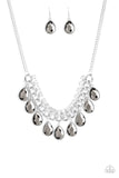 Paparazzi Accessories - All Toget-HEIR Now - Silver Necklace