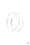 Paparazzi Accessories  - Wheelhouse - Silver Hoop Earring